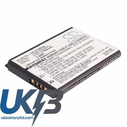 ALCATEL One Touch 665 Compatible Replacement Battery