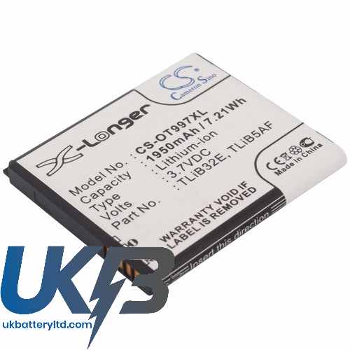 ALCATEL CAB32E0002C1 Compatible Replacement Battery