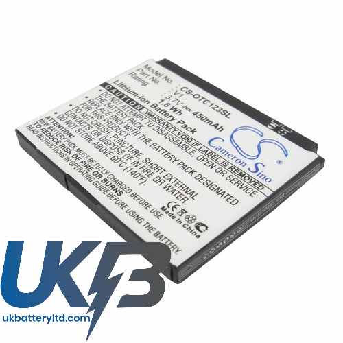 ALCATEL OT C123A Compatible Replacement Battery