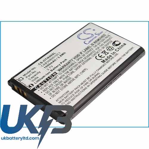 ALCATEL OT I650 Compatible Replacement Battery