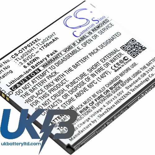 ALCATEL OT 5051X Compatible Replacement Battery