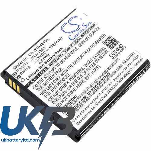 Alcatel TLi013A1 Compatible Replacement Battery