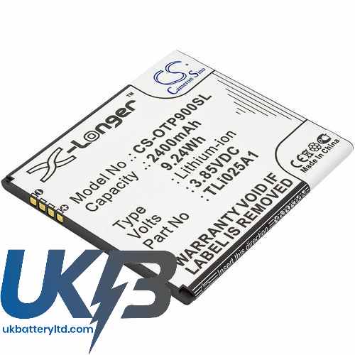 Alcatel TLi025A1 Compatible Replacement Battery