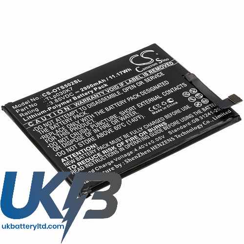 Alcatel TLp030K7 Compatible Replacement Battery