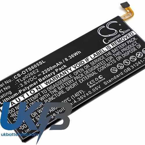 BLACKBERRY TLp026E2 Compatible Replacement Battery