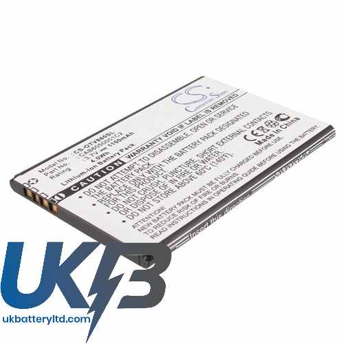 Vodafone CAB6050000C1 CAB6050001C2 Smart II V860 Compatible Replacement Battery