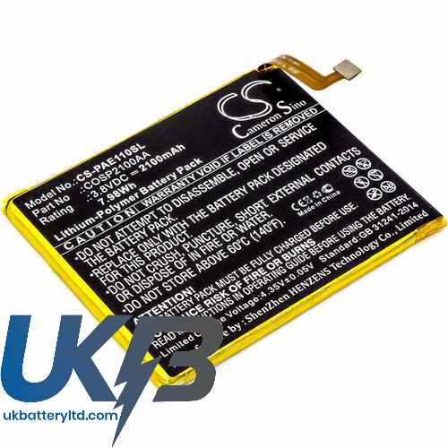 Panasonic Eluga A Compatible Replacement Battery