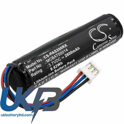 Parrot MCBAT00014 Compatible Replacement Battery