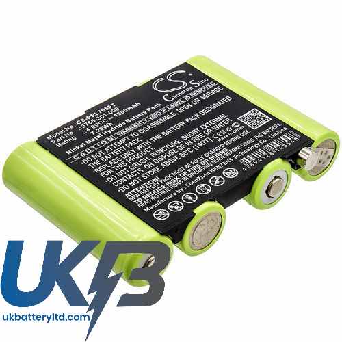 Peli 3765-301-000 Compatible Replacement Battery