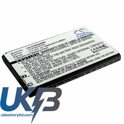 Philips 1Icp06/35/54 996510033692 996510050728 Avent Scd600 Scd600/00 Compatible Replacement Battery