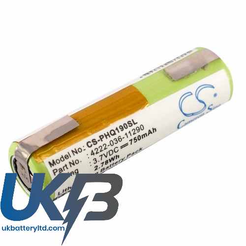 PHILIPS Norelco HQ9190-20 Compatible Replacement Battery