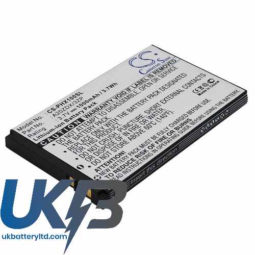Philips A20ZDX/3ZP Xenium T129 X100 X325 Compatible Replacement Battery