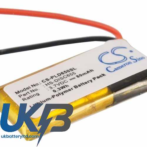 NEW Battery for Plantronics TL7800 TL7810 TL7812 BT191665 Li-Polymer UK Stock 