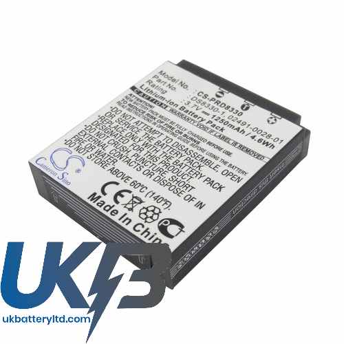 VIVITAR 02491 0045 00 Compatible Replacement Battery