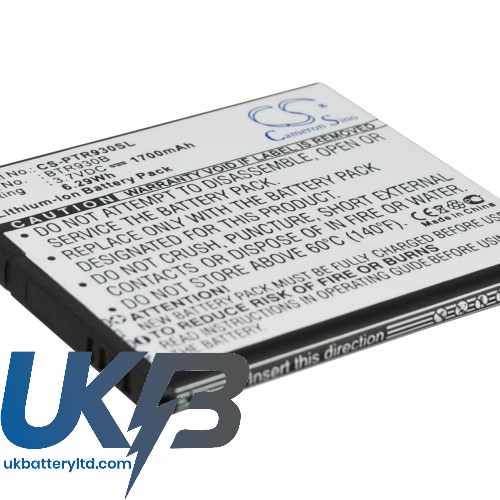 PANTECH BTR930B Compatible Replacement Battery