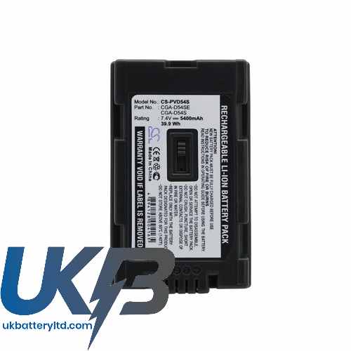 PANASONIC AG DVX100BE Compatible Replacement Battery