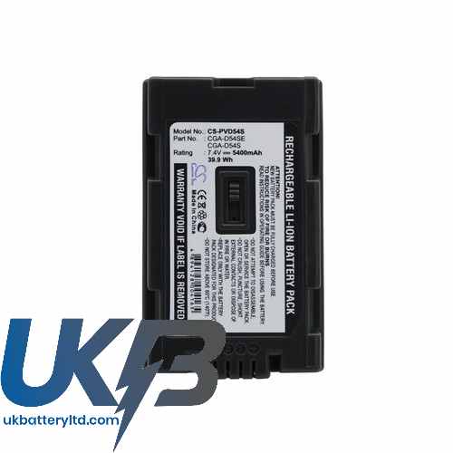 PANASONIC NV DS30A Compatible Replacement Battery