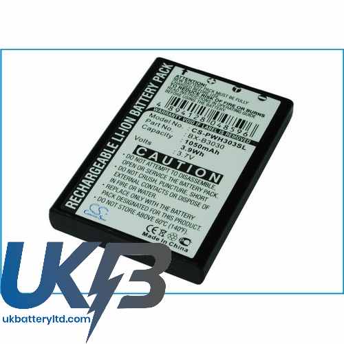 PANASONIC WX H3050 Compatible Replacement Battery