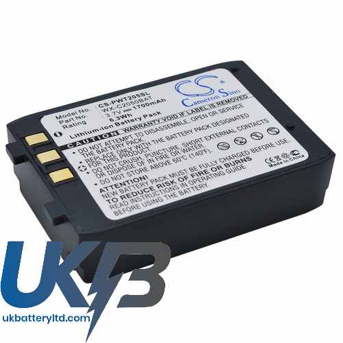 Panasonic 2050BAT 2051BAT PA12110026 Attune Aio 2050 WX-CT2050 Compatible Replacement Battery