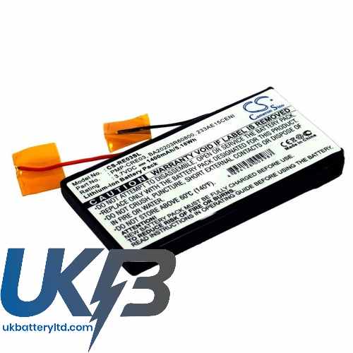 CREATIVE PMP CRE03 Compatible Replacement Battery