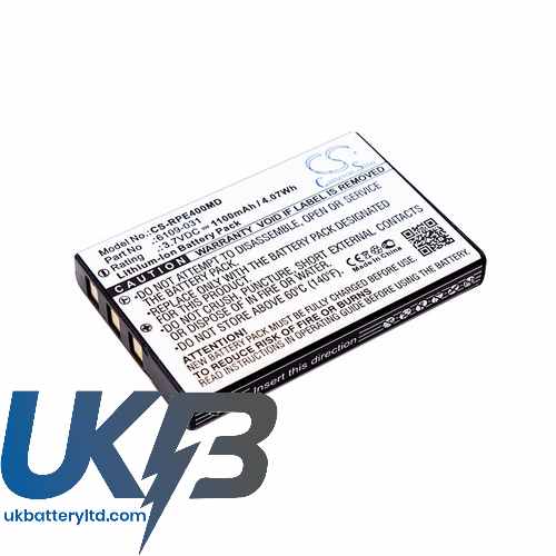 RAININ 6109 031 Compatible Replacement Battery