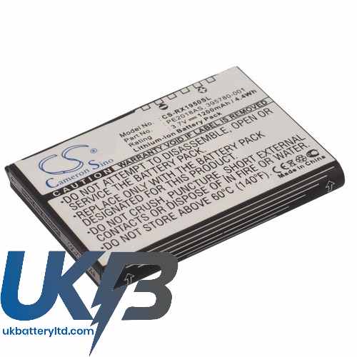 HP iPAQ RX1900 Compatible Replacement Battery