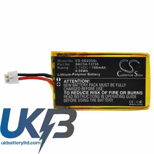SPORTDOG SR 225 Receiver Compatible Replacement Battery
