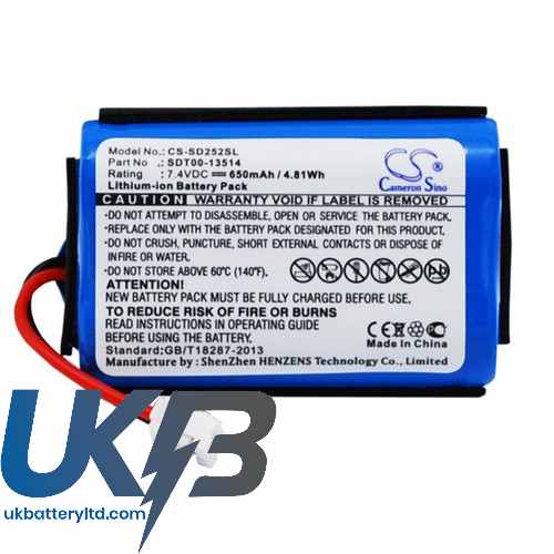 SPORTDOG ProHunter2525 Transmitter Compatible Replacement Battery