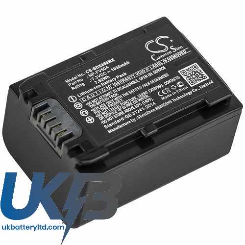 Sony FDR-AX700 Compatible Replacement Battery