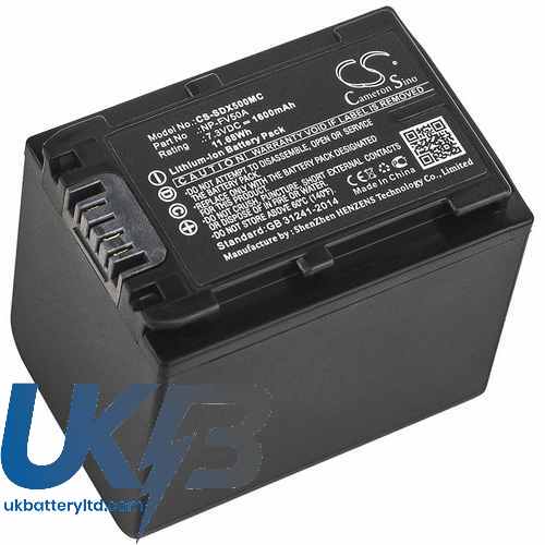 Sony HDR-CX450 Compatible Replacement Battery