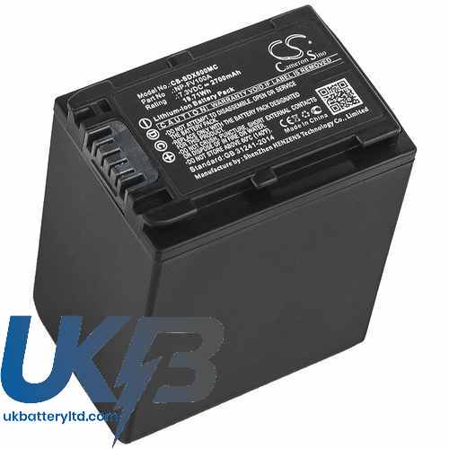 Sony FDR-AX700 Compatible Replacement Battery