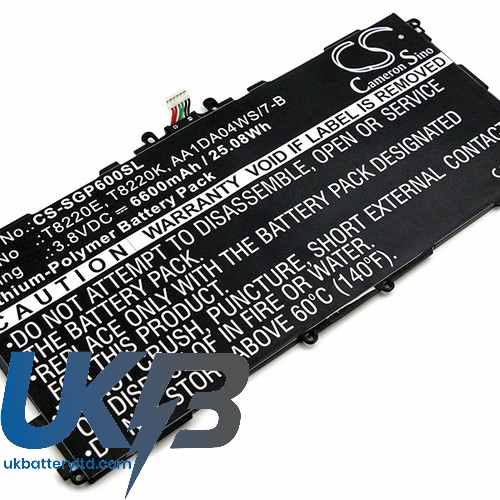 SAMSUNG T8220E Compatible Replacement Battery