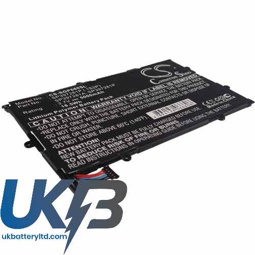 SAMSUNG SP397281P 1S2P Compatible Replacement Battery