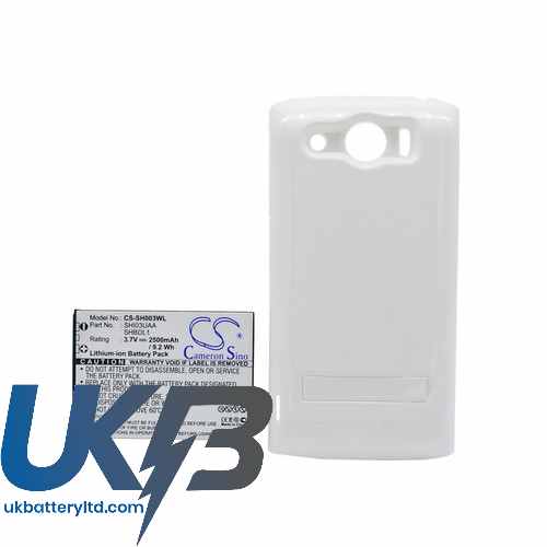 Sharp EA-BL28 SHBDL1 SHI03UAA 003SH DM009SH Galapagos Compatible Replacement Battery