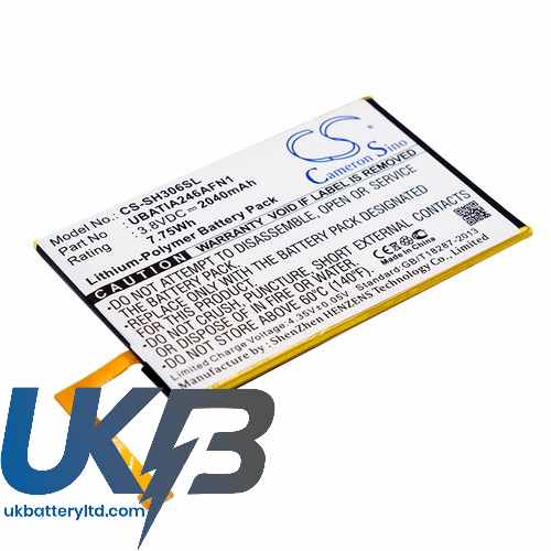 SHARP UBATIA246AFN1 Compatible Replacement Battery