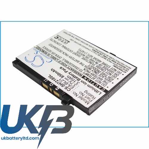 SHARP SH7218U Compatible Replacement Battery