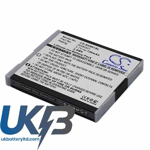 SHARP SHBQ01 Compatible Replacement Battery