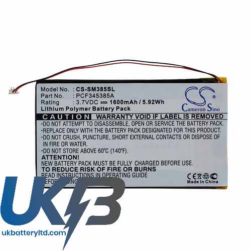 SAMSUNG YP106G Compatible Replacement Battery
