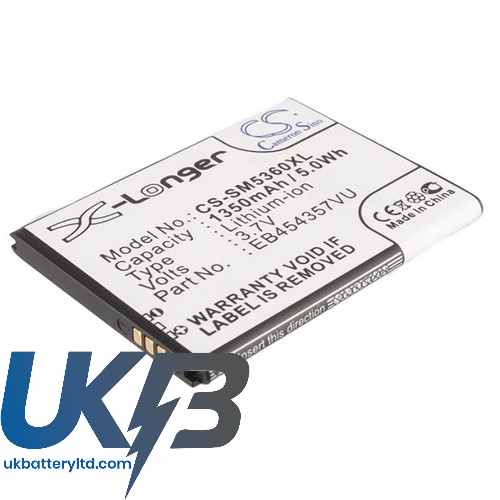 SAMSUNG WaveY Compatible Replacement Battery