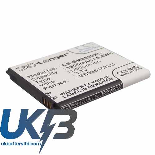 SAMSUNG GT I8530 Compatible Replacement Battery