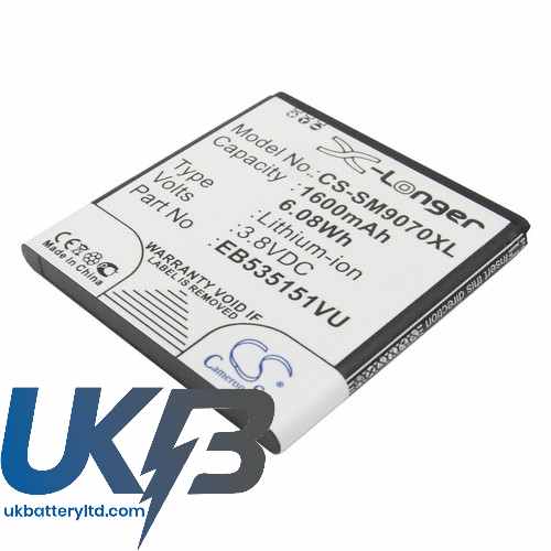 SAMSUNG SGH W789 Compatible Replacement Battery