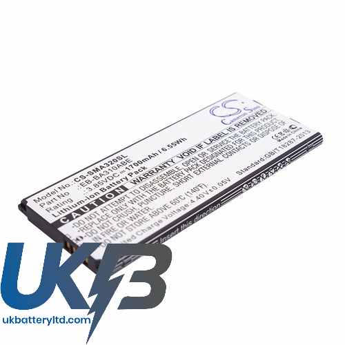 SAMSUNG Galaxy A32016LTE Compatible Replacement Battery