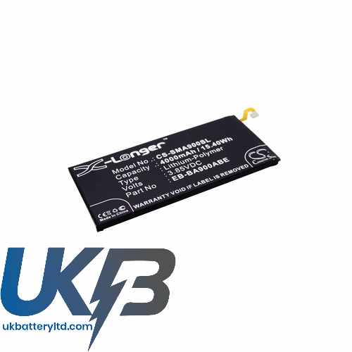 SAMSUNG Galaxy A92016 Duos TD LTE Compatible Replacement Battery