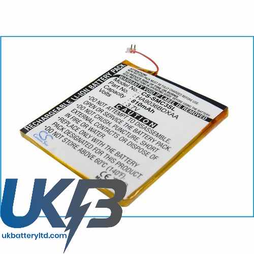 Samsung HA9036BDXAA YP-CP3 YP-CP3AB/XSH (4G) (8G) Compatible Replacement Battery