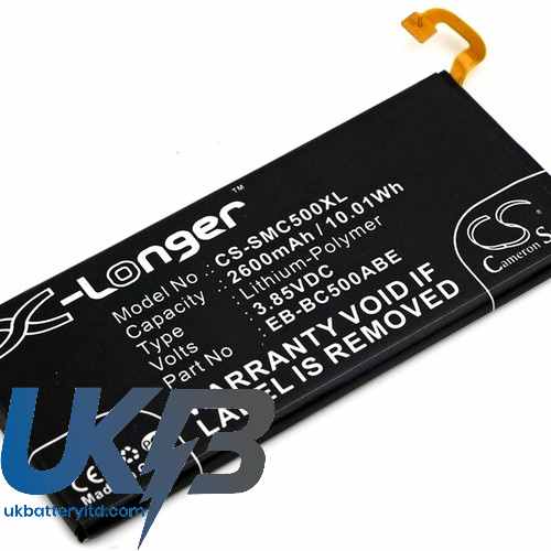 SAMSUNG SM C5000 Compatible Replacement Battery