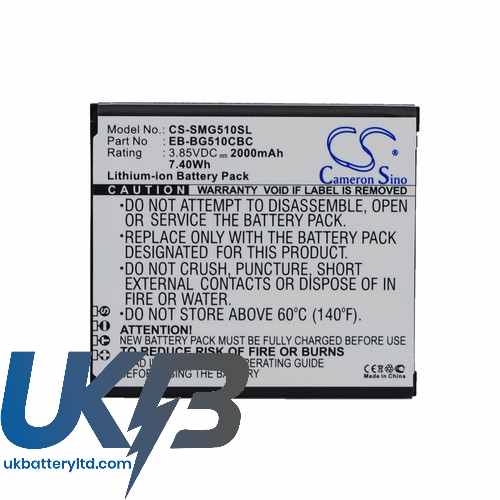 SAMSUNG SM G5109 Compatible Replacement Battery