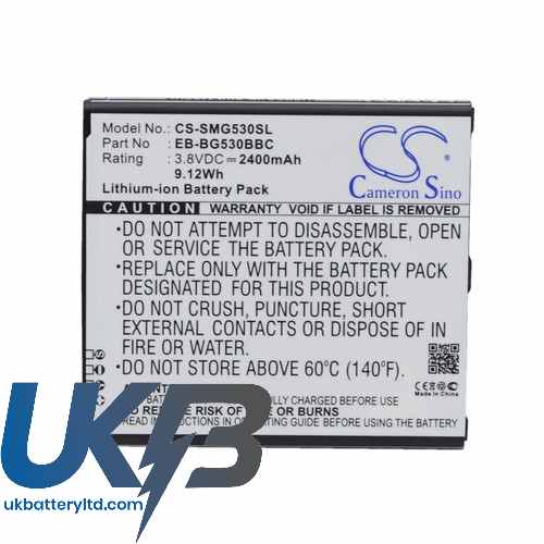 SAMSUNG SM G550FY Galaxy On 5 Duos TD LTE Compatible Replacement Battery