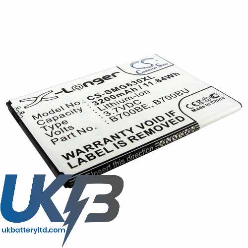 SAMSUNG B700BE Compatible Replacement Battery