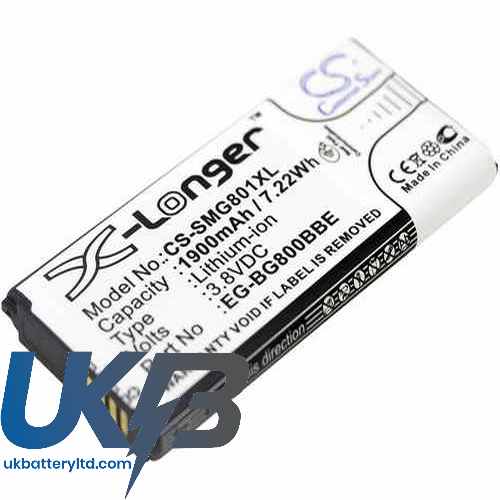 Samsung EB-BG800CBE Compatible Replacement Battery