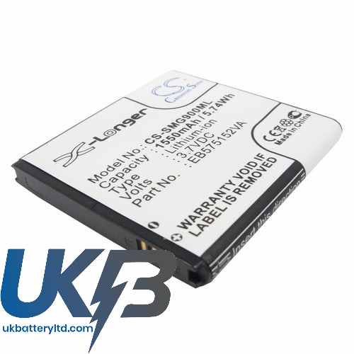 SAMSUNG Fascinate 3G Compatible Replacement Battery